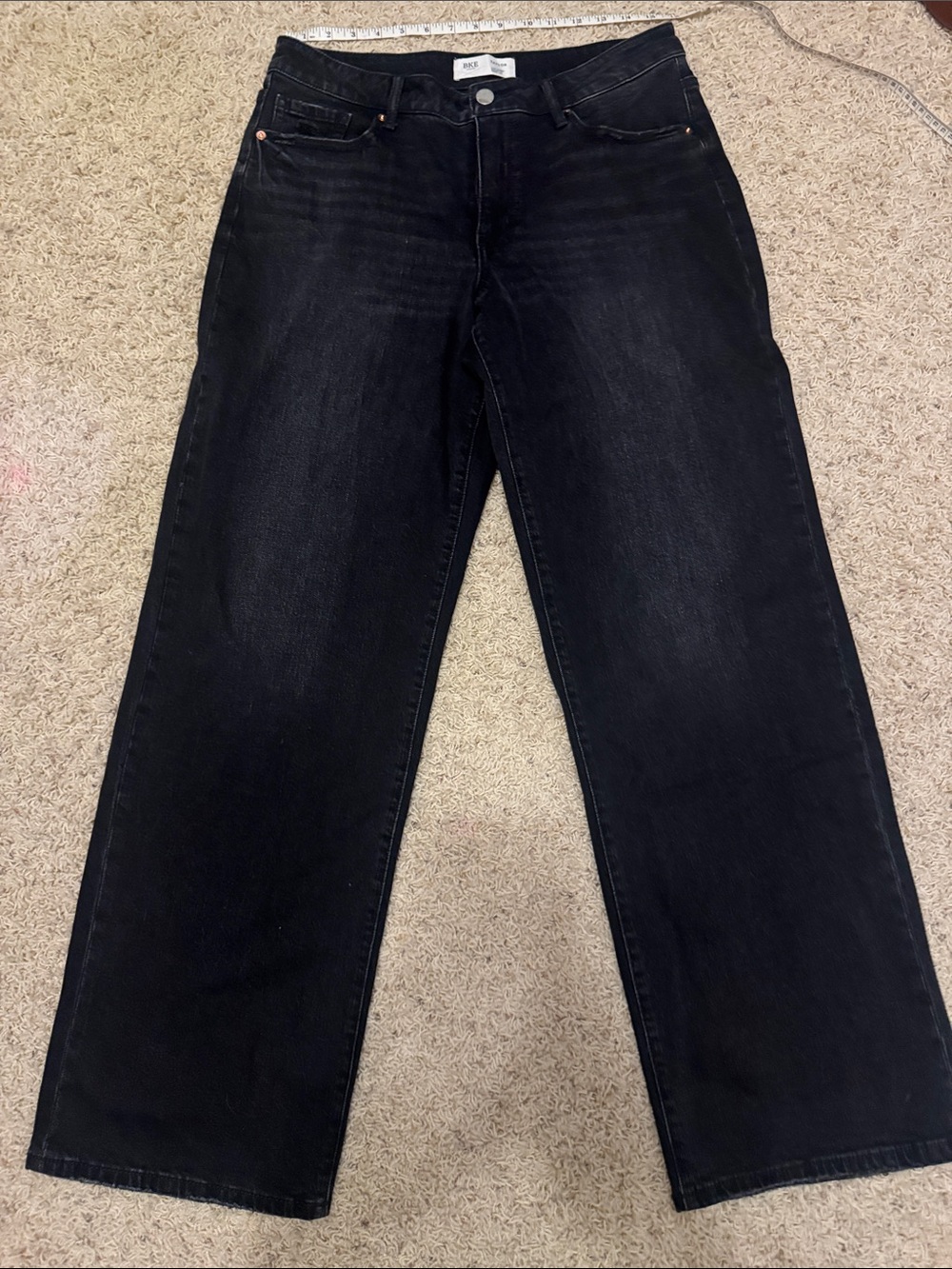 Women’s BKE Taylor Black Straight-Leg Jeans